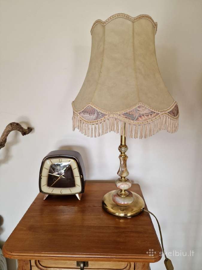Vintažinis Mid Century toršero/stalo lempos kompl. - nuotraukos Nr. 24
