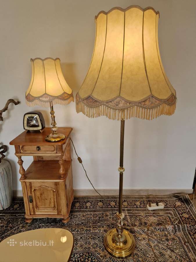 Vintažinis Mid Century toršero/stalo lempos kompl. - nuotraukos Nr. 38