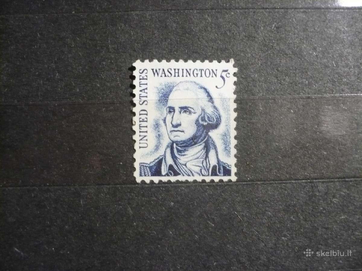 1966 Žymūs amerikiečiai – Džordžas Vašingtonas Mhn