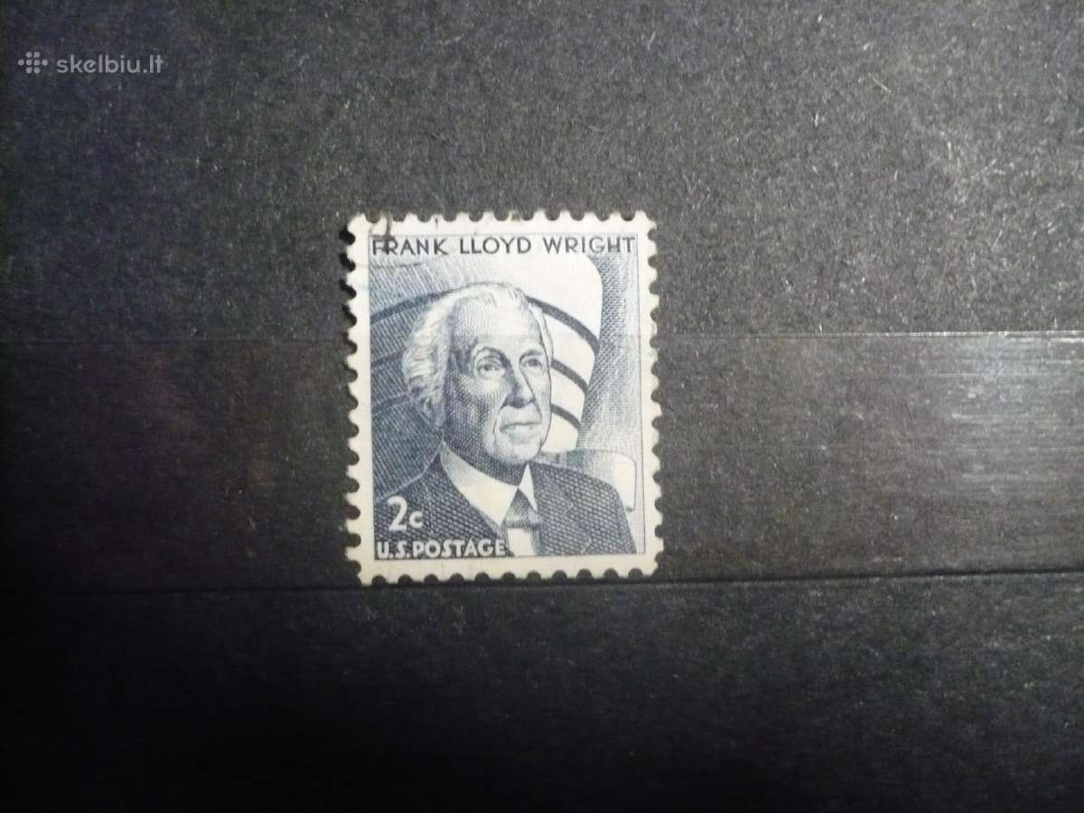 1966 m. Žymūs amerikiečiai – Frank Lloyd Wright