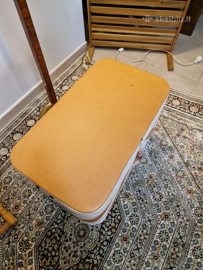 Vintažinis Mid Century pufas/daiktadėžė - nuotraukos Nr. 4