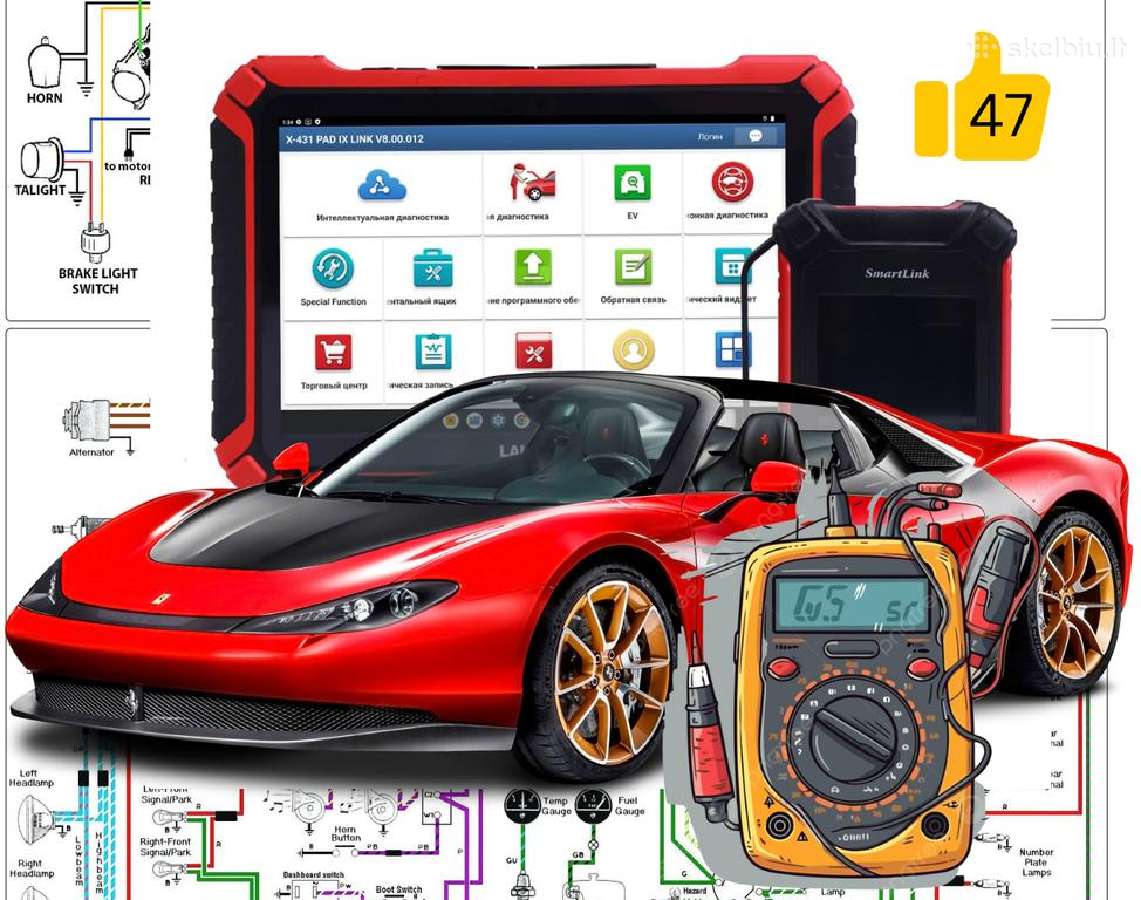 Autodiagnostika- Autoelektrikas - remontas Vilnius