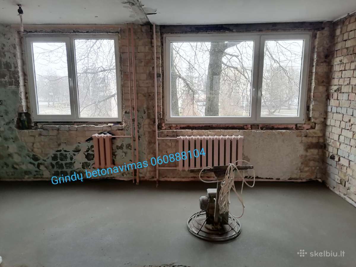 Mažų Plotų Patalpų Grindų Betonavimas - nuotraukos Nr. 8