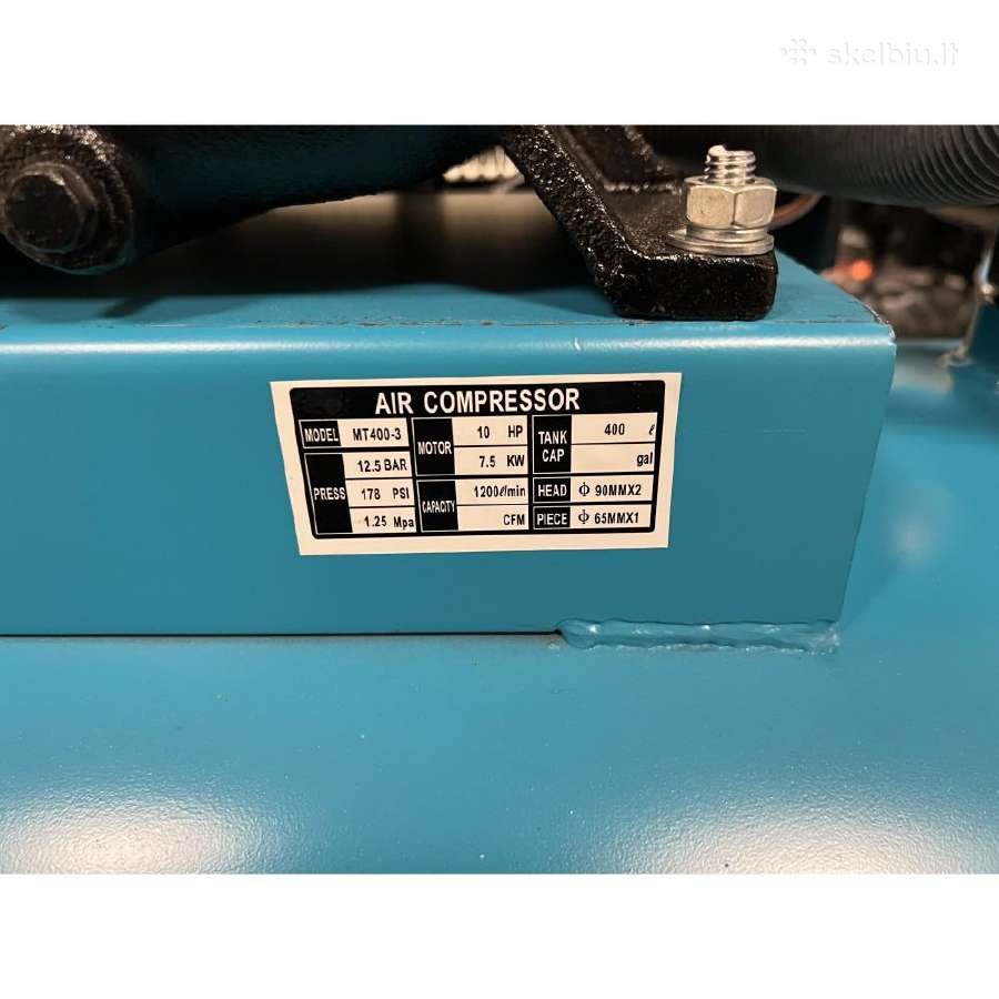 Oro kompresoriai Gtm 3c/400l 1300/min - nuotraukos Nr. 4