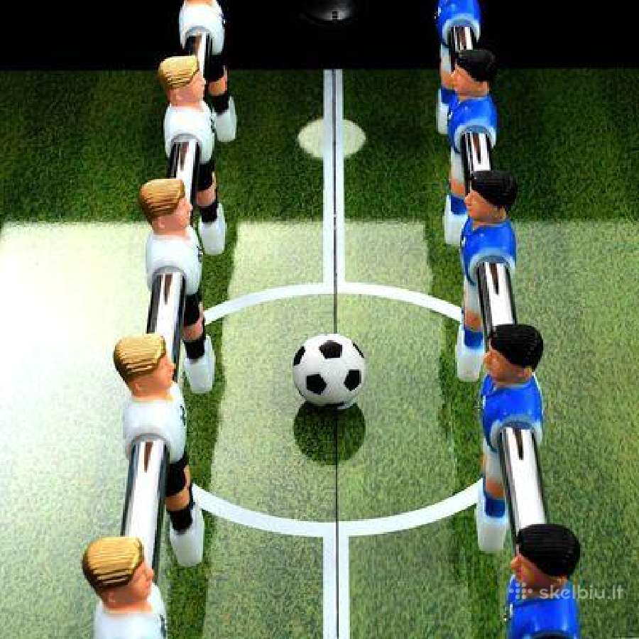 Stalo futbolo žaidimas plieninis 140 x 74,5 x 87,5 - nuotraukos Nr. 4