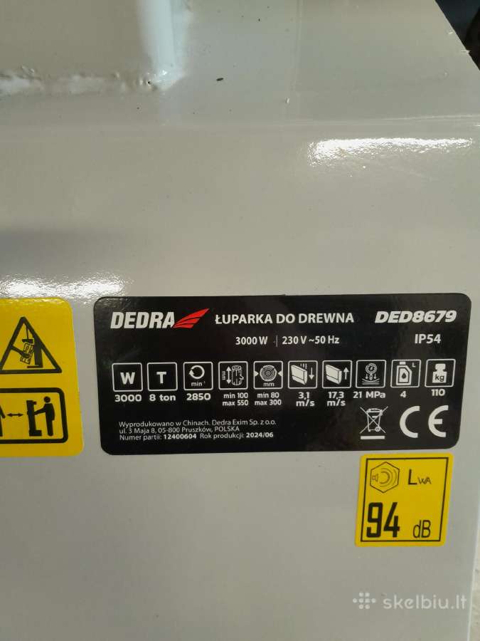 Dedra Malkų skaldyklė už gerą kainą! - nuotraukos Nr. 11
