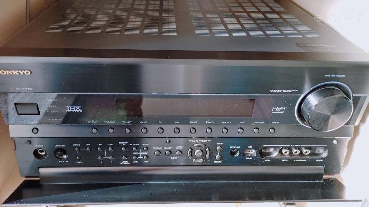 Resyveris Onkyo Tx-nr1007,kolonėlės Wharfedale dfs - nuotraukos Nr. 5