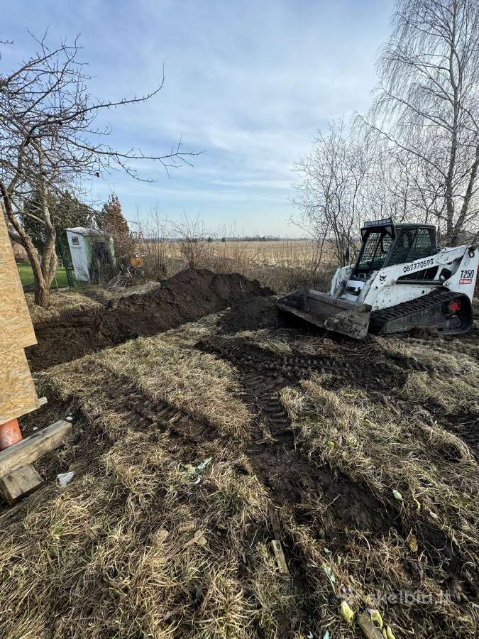 Galingo bobcat ir eskovatoriaus su operatoriu nuom - nuotraukos Nr. 9