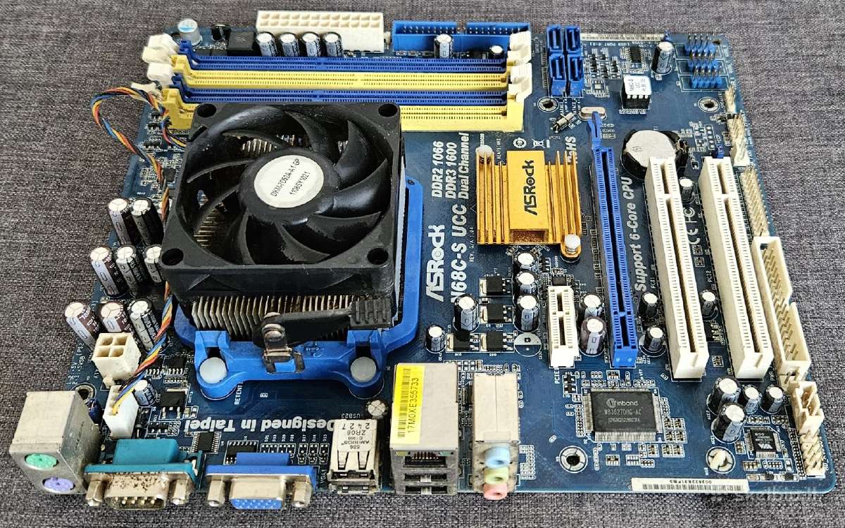 Pagrindinė plokštė Asrock N68c-s Ucc - nuotraukos Nr. 3