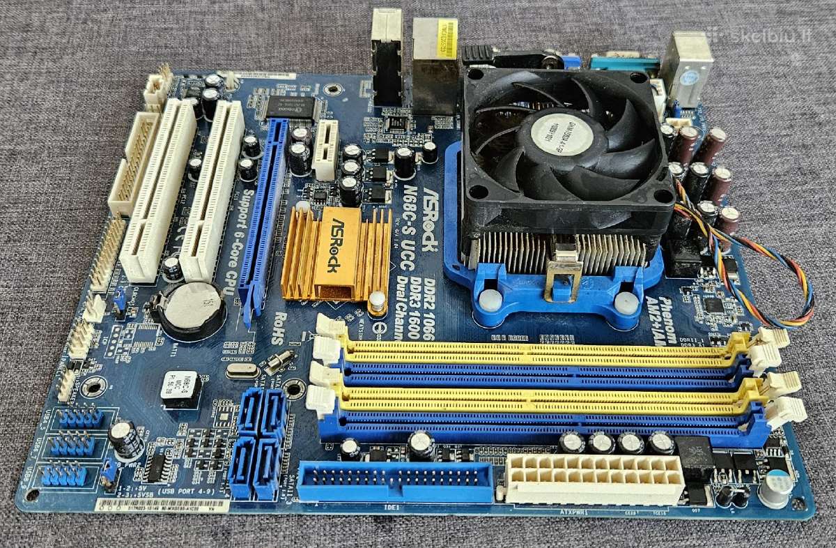 Pagrindinė plokštė Asrock N68c-s Ucc - nuotraukos Nr. 4