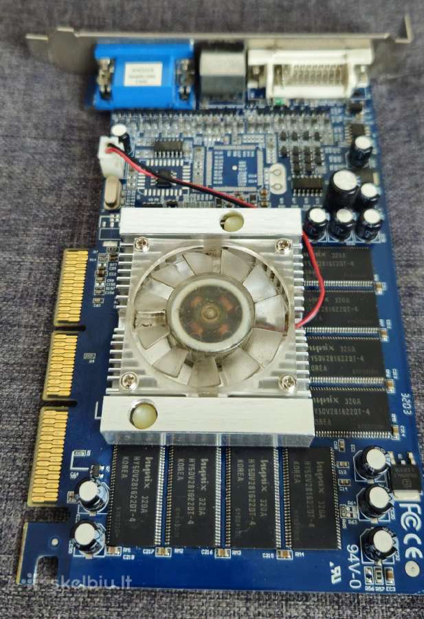 Vaizdo plokštė Invidia Geforce4 440 8xagp 128mb - nuotraukos Nr. 2