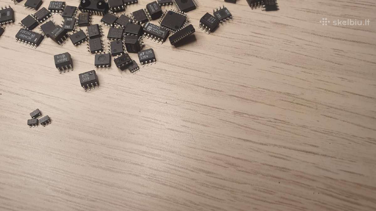 Smd mikroschemos ir netik - nuotraukos Nr. 6