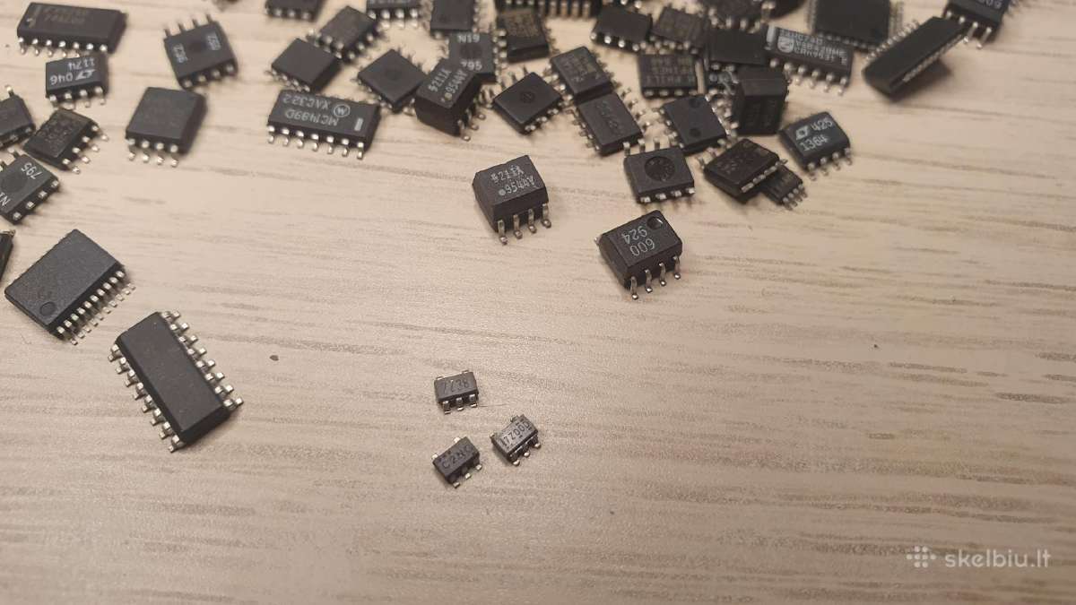 Smd mikroschemos ir netik - nuotraukos Nr. 7
