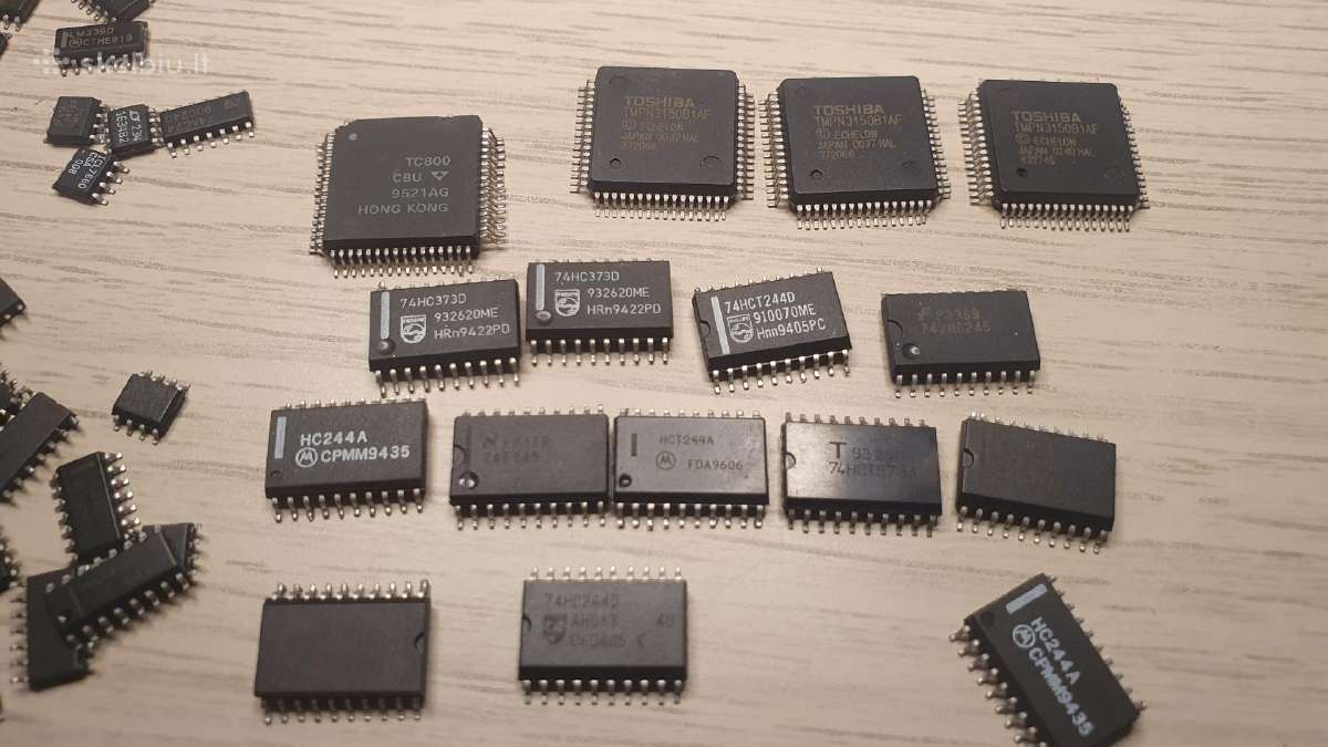 Smd mikroschemos ir netik - nuotraukos Nr. 8