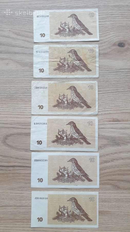 1991 metų apyvartiniai talonai Strazdai - nuotraukos Nr. 4