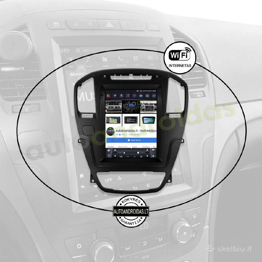 Opel Insignia Android multimedija tesla stiliaus - nuotraukos Nr. 3