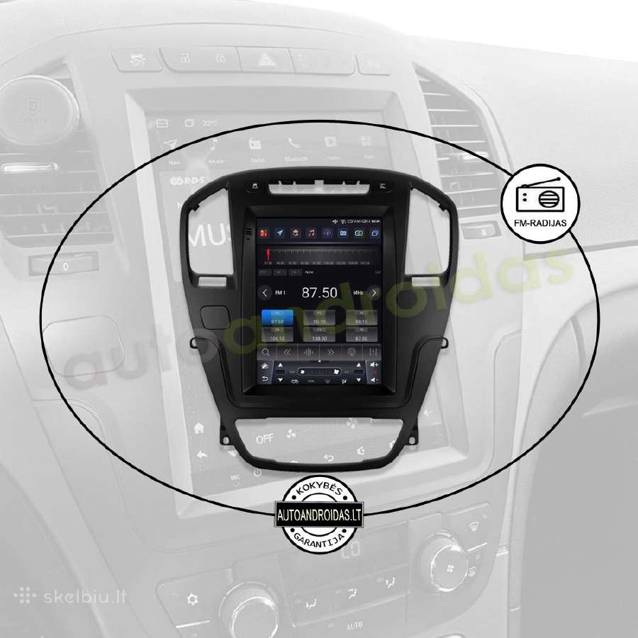 Opel Insignia Android multimedija tesla stiliaus - nuotraukos Nr. 4