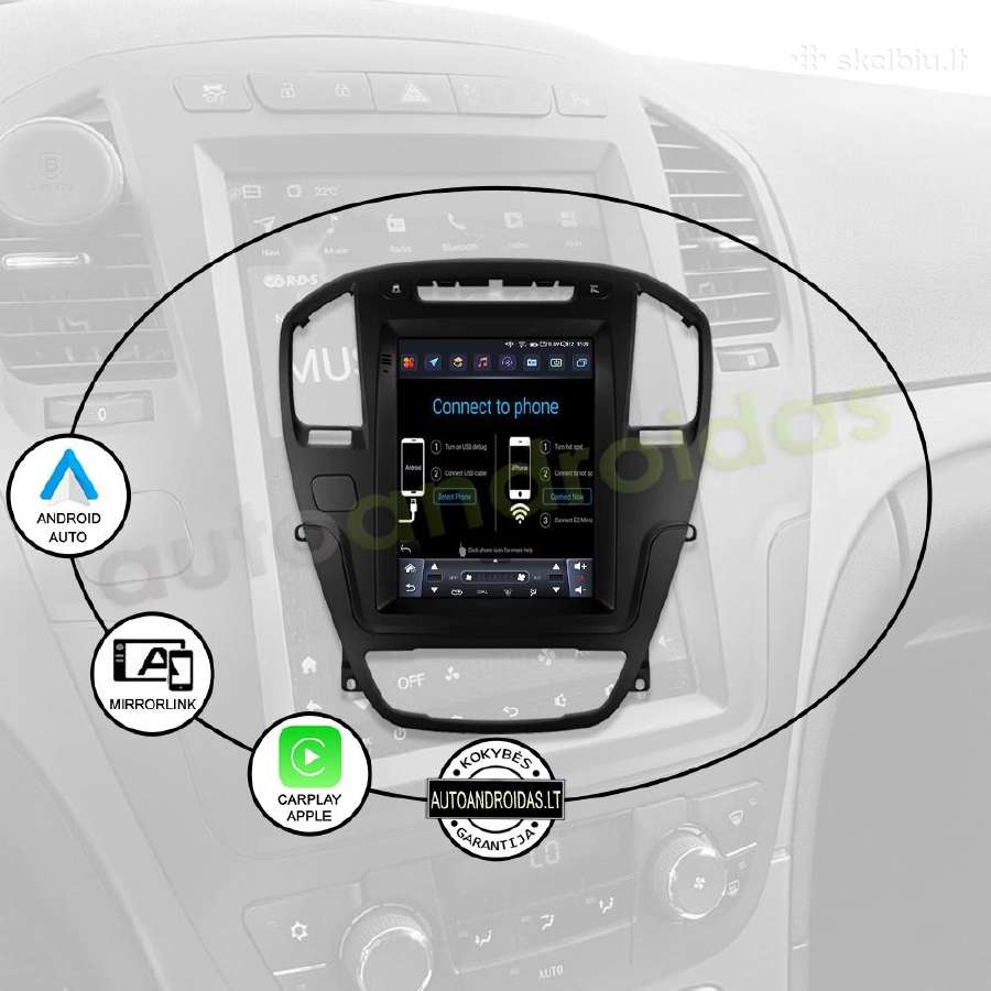 Opel Insignia Android multimedija tesla stiliaus - nuotraukos Nr. 10