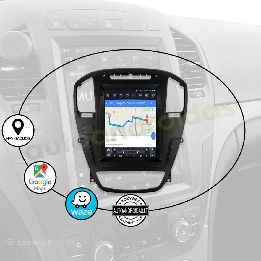 Opel Insignia Android multimedija tesla stiliaus - nuotraukos Nr. 11