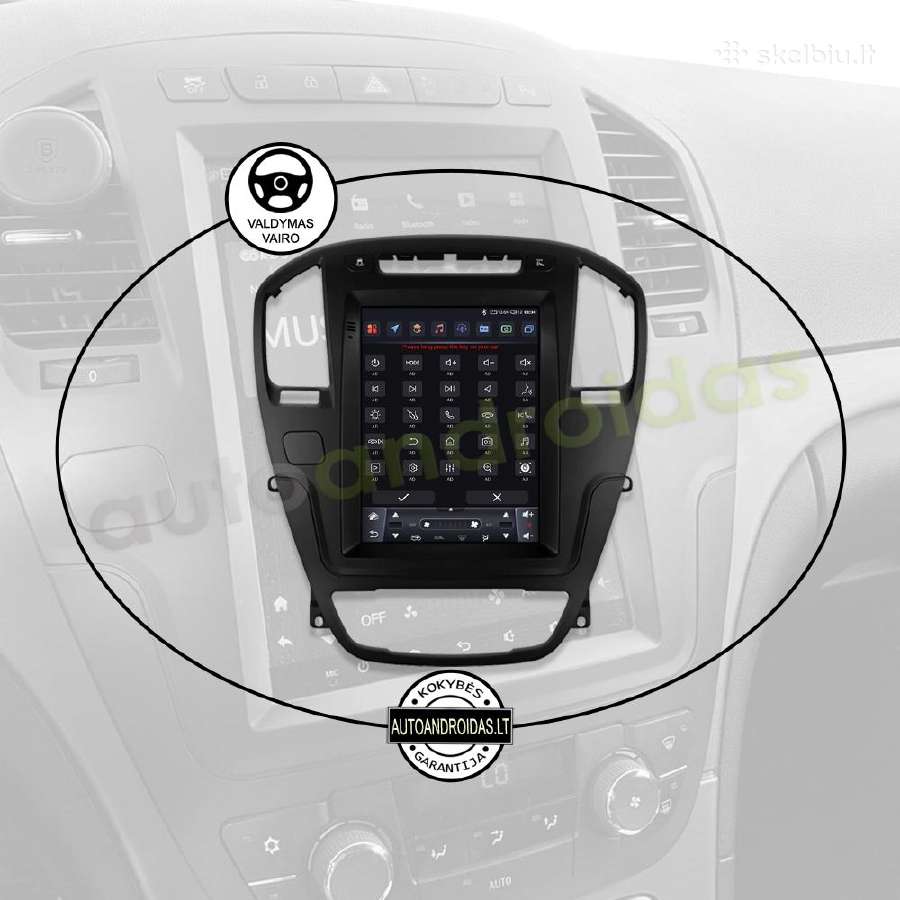 Opel Insignia Android multimedija tesla stiliaus - nuotraukos Nr. 12