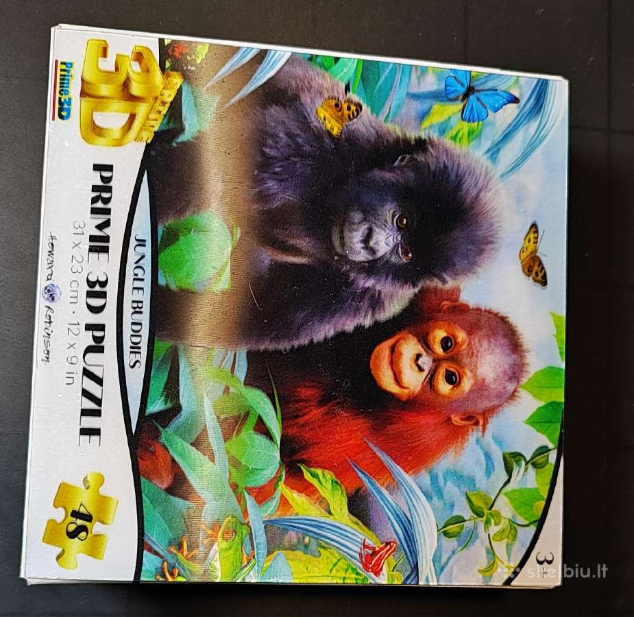Prime 3D Puzzle Jungle Buddies 48 Pcs