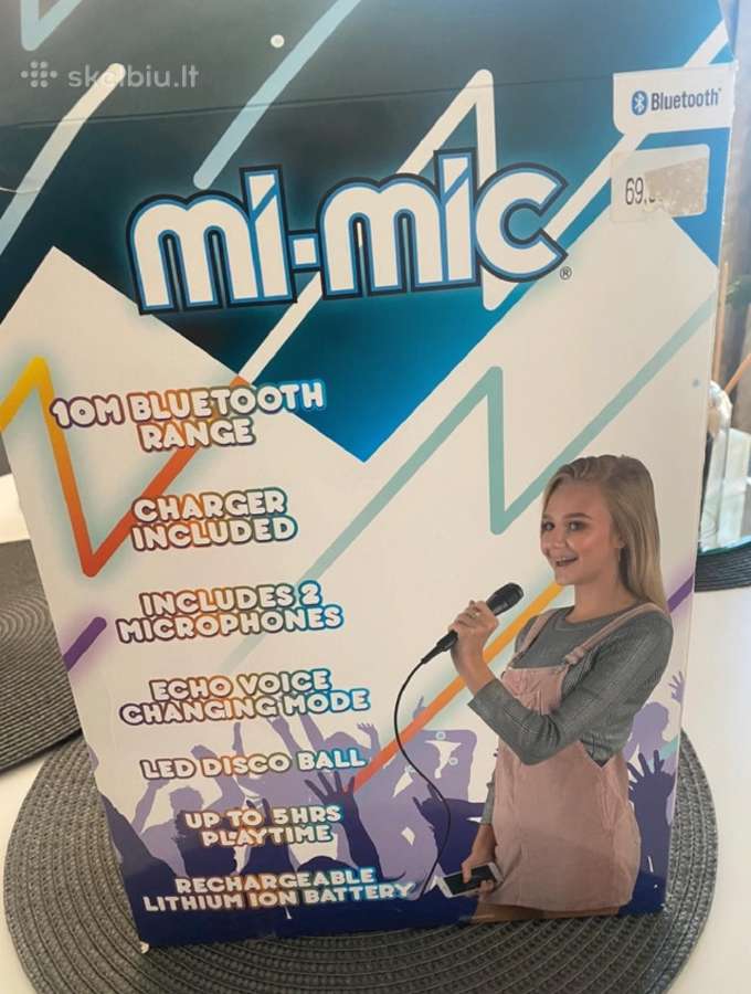 Mi Mic bluetooth mikrofonai/ kolonele/ gaublys