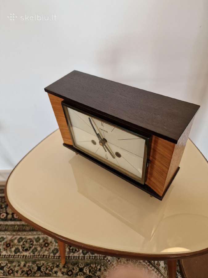Vintažinis Mid Century Harmle stalo laikrodis - nuotraukos Nr. 4