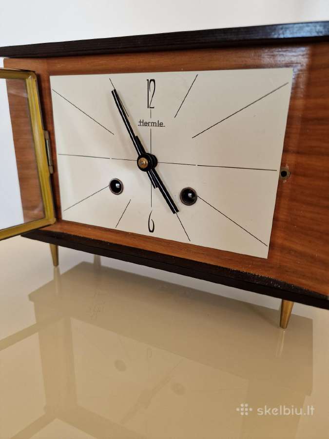 Vintažinis Mid Century Harmle stalo laikrodis - nuotraukos Nr. 6