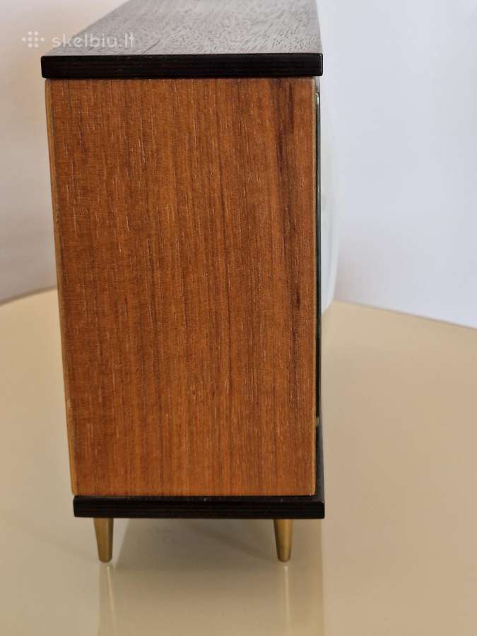 Vintažinis Mid Century Harmle stalo laikrodis - nuotraukos Nr. 13