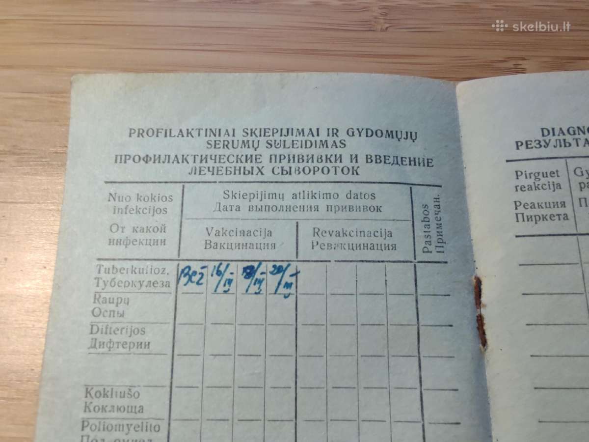 Vaiko vystymosi pasas 1986 Kupiškis - nuotraukos Nr. 5