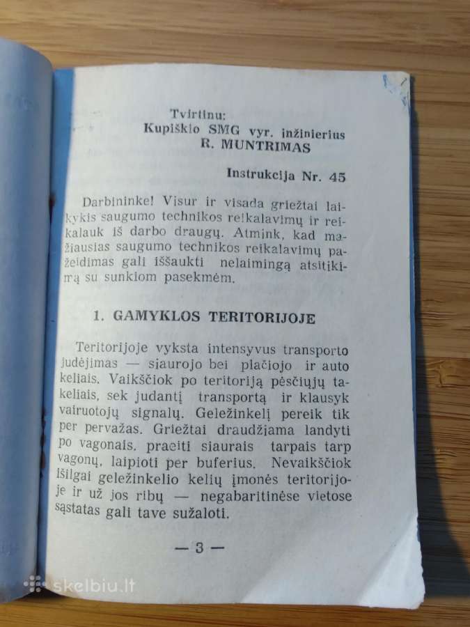 Saugumo technikos instruktažas 1974 Kupiškis - nuotraukos Nr. 3