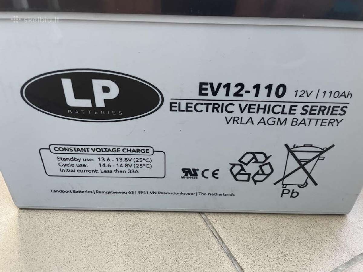 Akumuliatorius Landport Vrla110ah