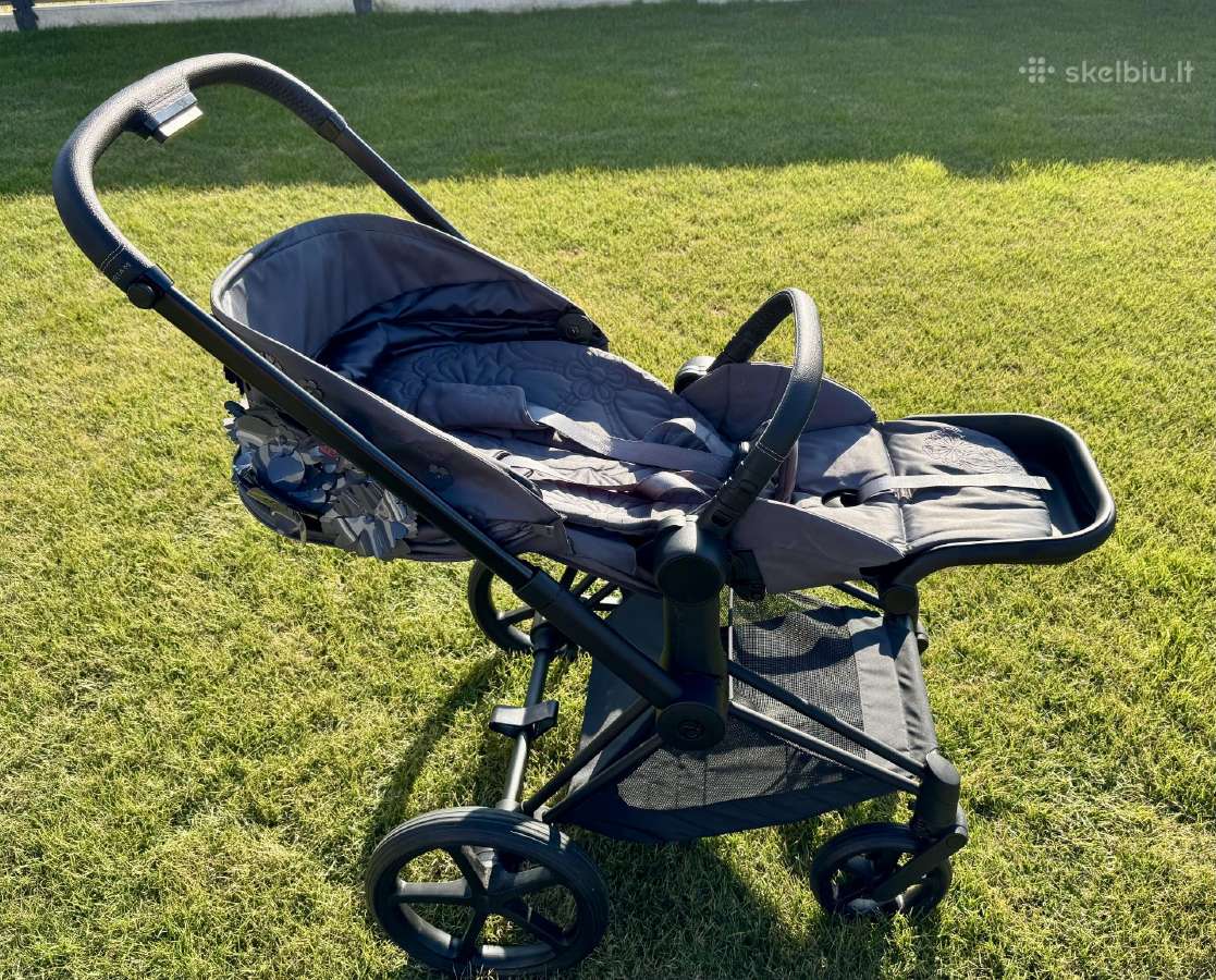 Cybex Priam Simply Flowers grey V4 - nuotraukos Nr. 5