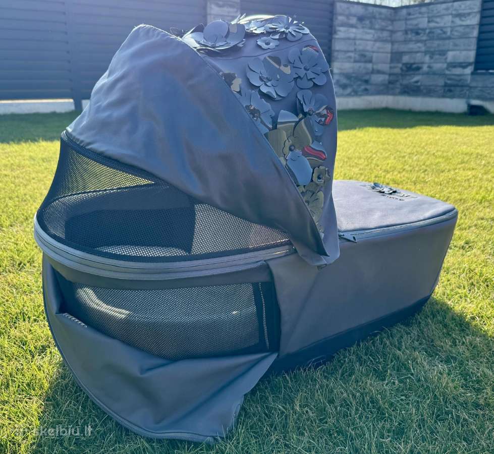 Cybex Priam Simply Flowers grey V4 - nuotraukos Nr. 7