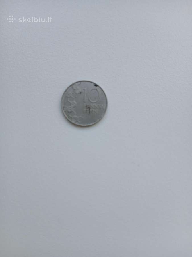 Finland 10 Pennia 1991 Km # 65 Xf - nuotraukos Nr. 2