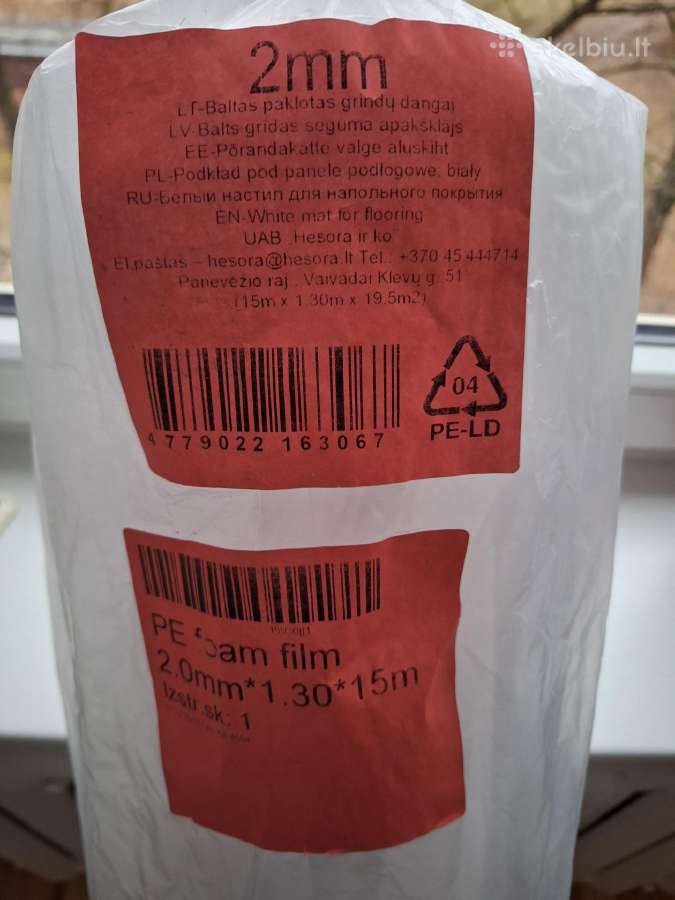 Paklotas laminatui