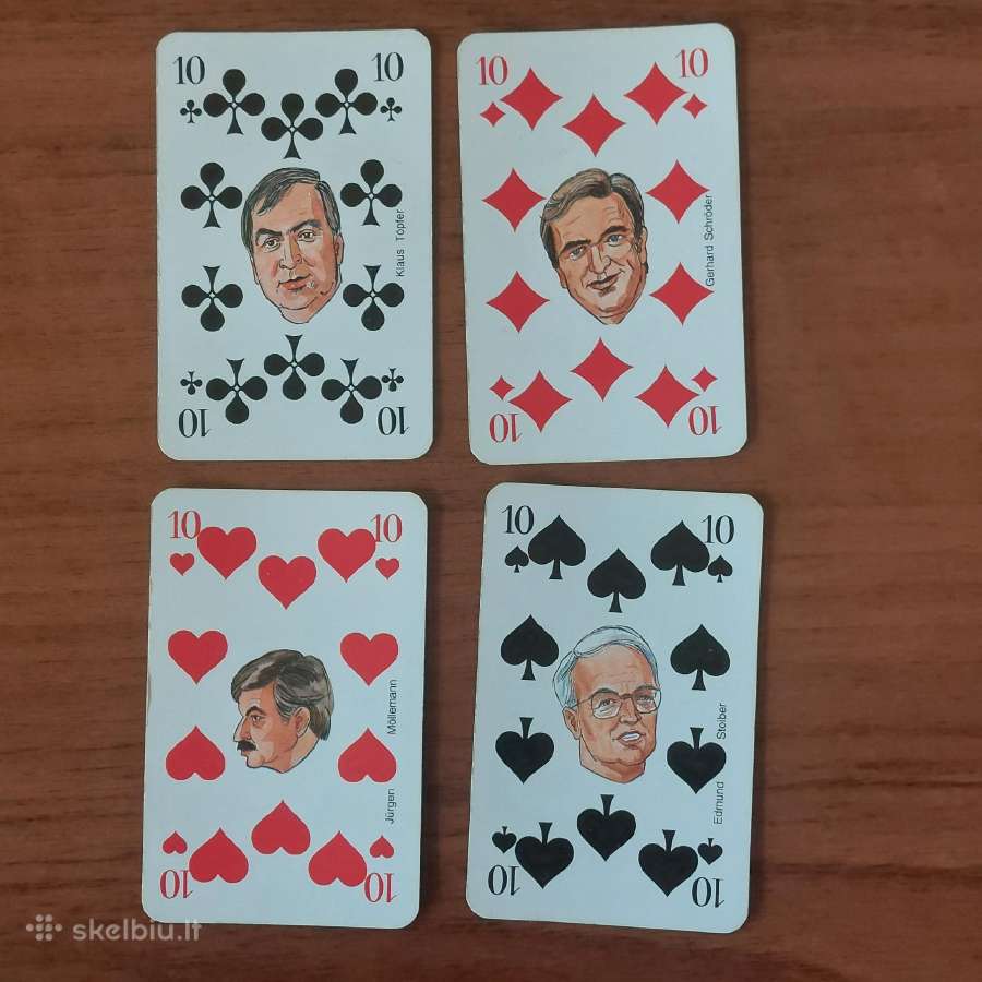 Kolekcinės kortos / Vokiškas dizainas - Politikai - nuotraukos Nr. 20