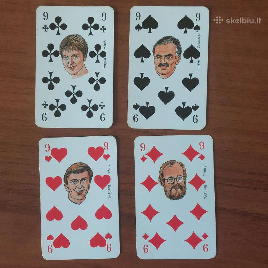 Kolekcinės kortos / Vokiškas dizainas - Politikai - nuotraukos Nr. 21