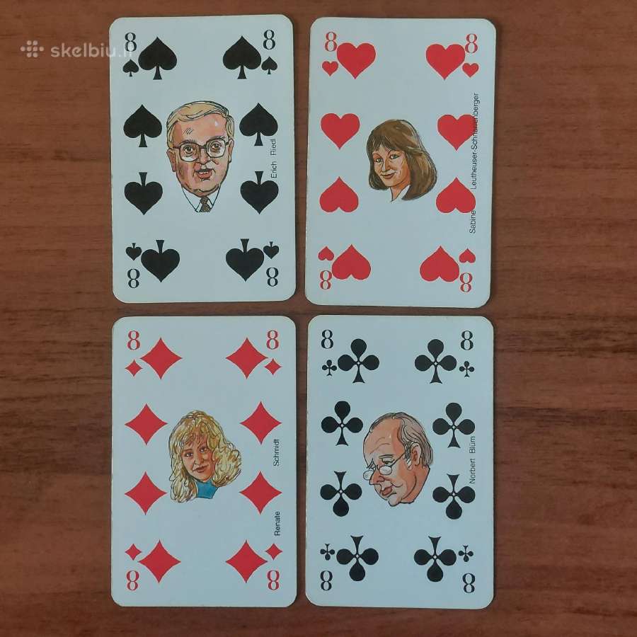 Kolekcinės kortos / Vokiškas dizainas - Politikai - nuotraukos Nr. 22