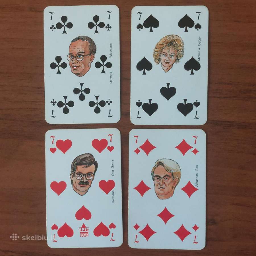 Kolekcinės kortos / Vokiškas dizainas - Politikai - nuotraukos Nr. 23