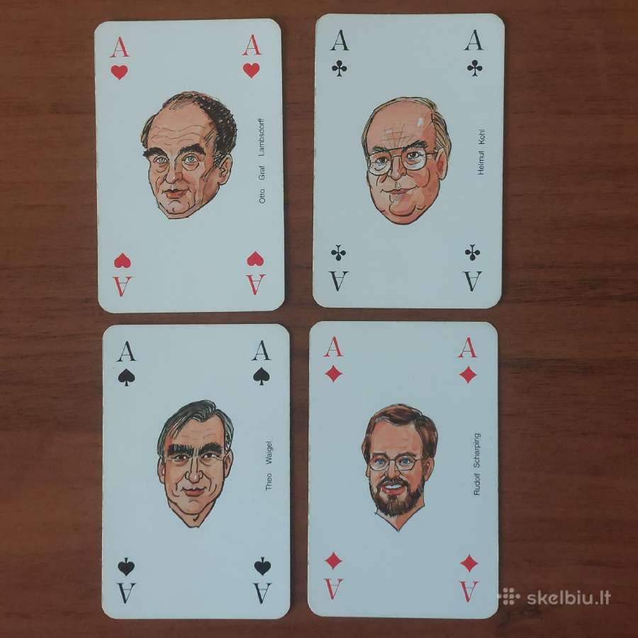 Kolekcinės kortos / Vokiškas dizainas - Politikai - nuotraukos Nr. 24