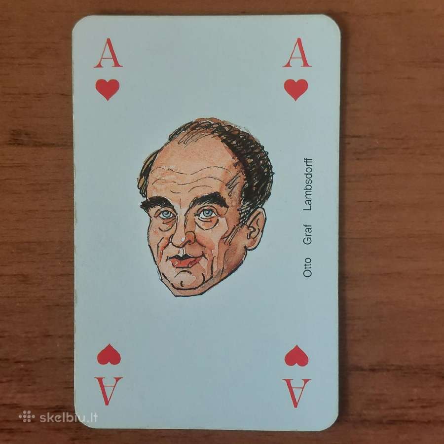 Kolekcinės kortos / Vokiškas dizainas - Politikai - nuotraukos Nr. 27