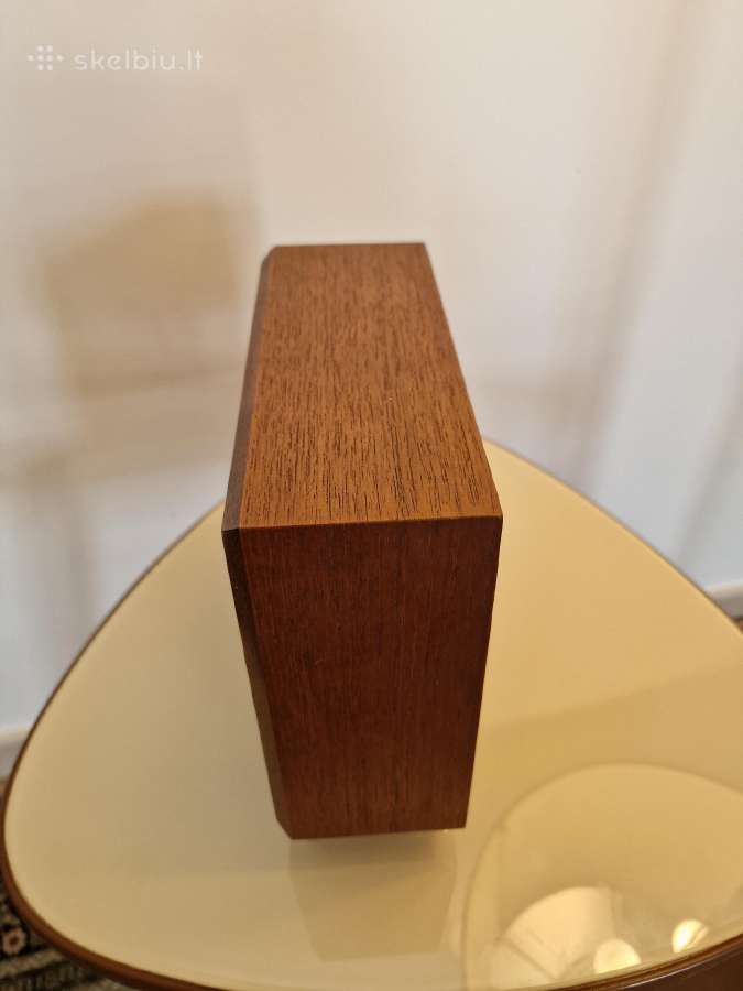 Vintažinis Mid Century stalo laikrodis Junghans - nuotraukos Nr. 8