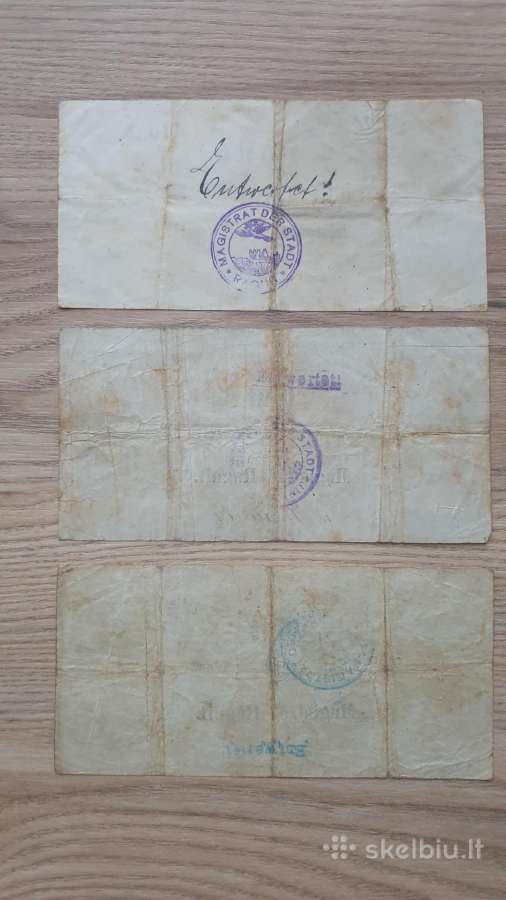 Ragainė Mažoji Lietuva 1914m. 1/2 1 ir 2 markės - nuotraukos Nr. 2
