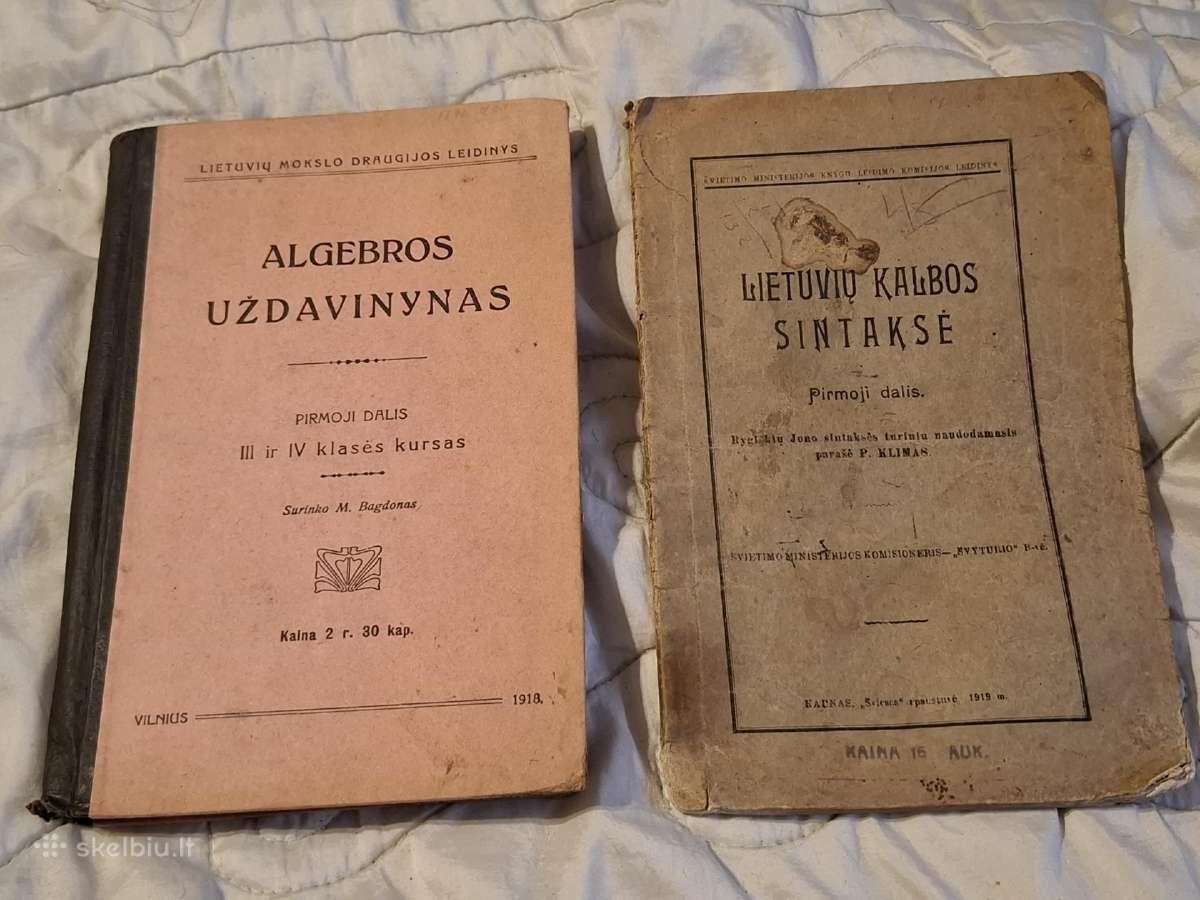 Senos knygos