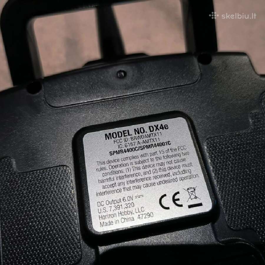 Spektrum Dx4e 2.4ghz 4 kanalų sisutuvas - nuotraukos Nr. 3