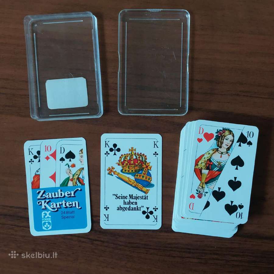Magiškos kortos / Magiški karaliai ,valetai ,damos