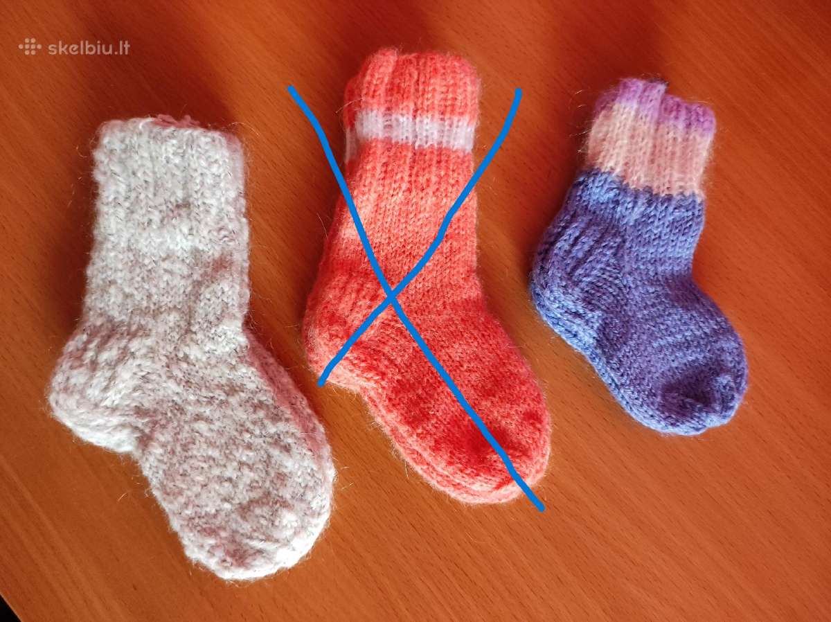 Megztos kojinės vaikams - nuotraukos Nr. 6