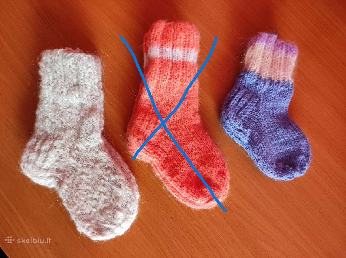 Megztos kojinės vaikams - nuotraukos Nr. 4
