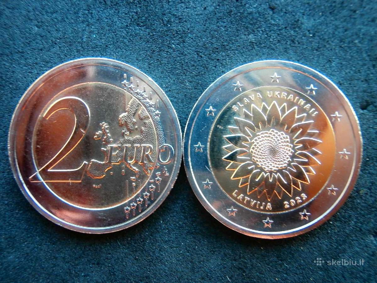 Latvijos Euro monetos - nuotraukos Nr. 4